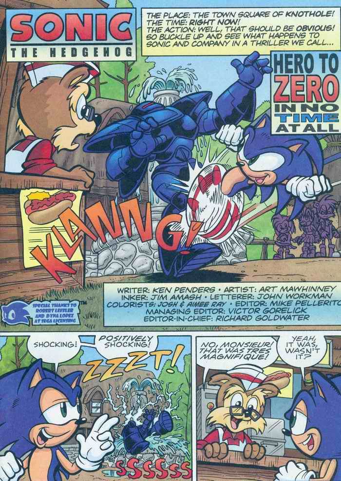 Sonic - Archie Adventure Series August 2005 Page 1